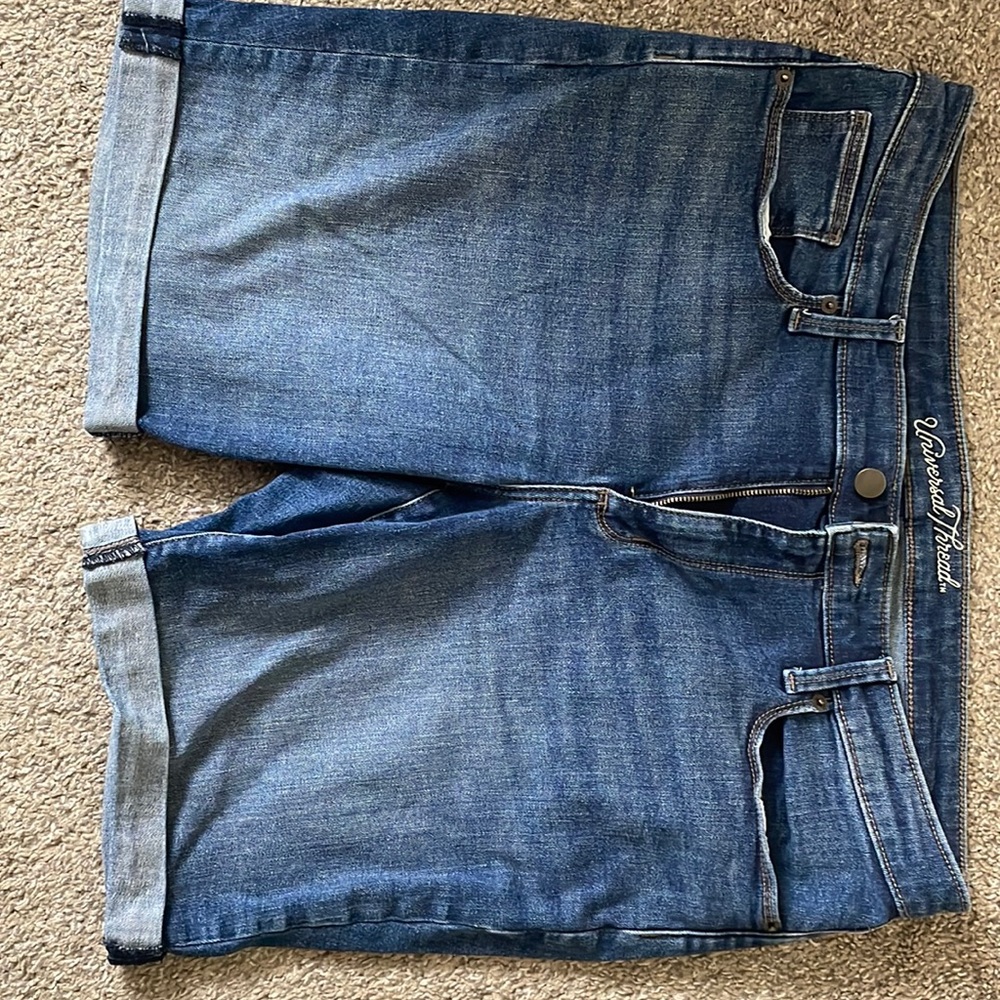 Universal Thread Bermuda shorts, from Target. Size 14/33R. 9inch inseam. Denim.